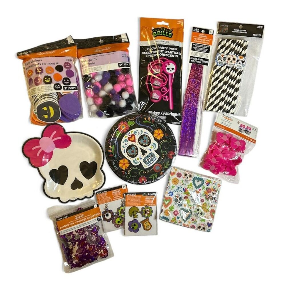 Halloween Craft DIY Party 12 Piece Bundle NWT MSRP Value $59